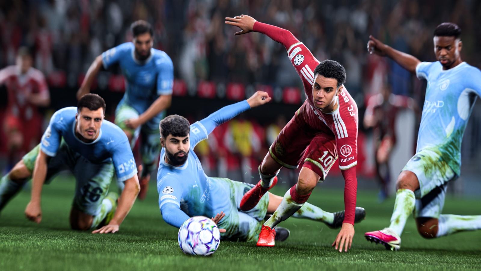 EA SPORTS FC 27 gameplay with Jamal Musiala